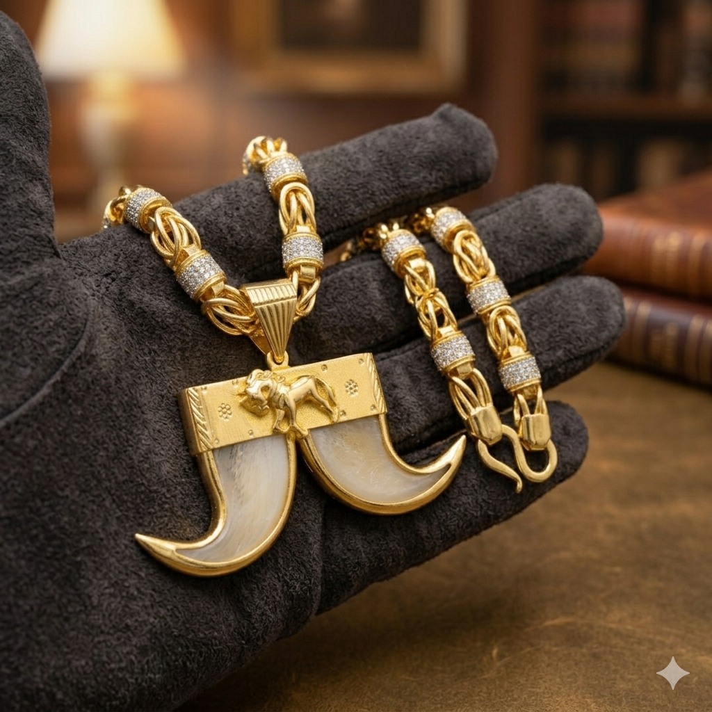 Golden Pride Tiger Claw Chain