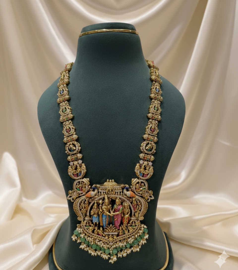 Handpainted Necklace Set