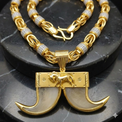 Golden Pride Tiger Claw Chain
