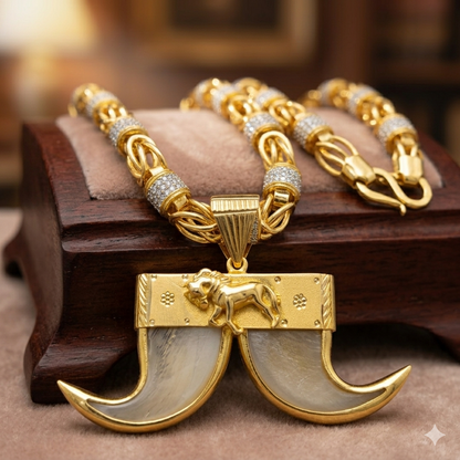 Golden Pride Tiger Claw Chain