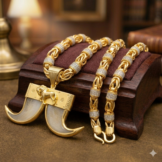 Golden Pride Tiger Claw Chain