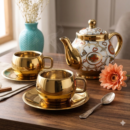 Vedic Heritage Golden Brew Set