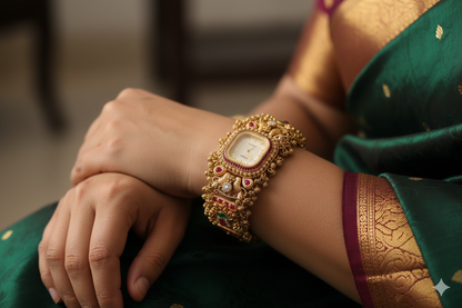 Royal handcrafted beauty 👑✨ Embody vintage elegance with every tick ⌚💛