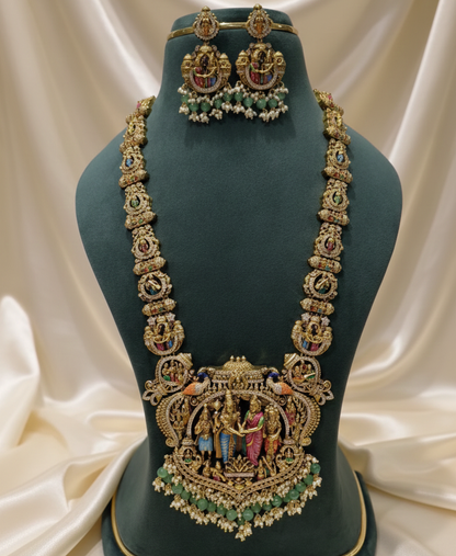 Handpainted Necklace Set