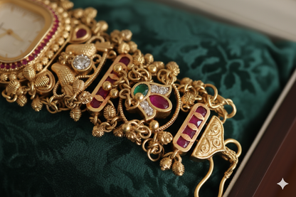 Royal handcrafted beauty 👑✨ Embody vintage elegance with every tick ⌚💛