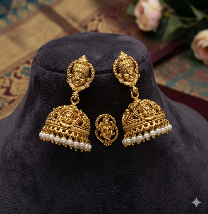 Antique Lord Balaji Pendant Necklace
