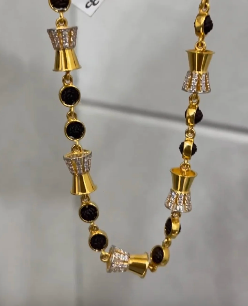 Damru-Rudraksh-Design